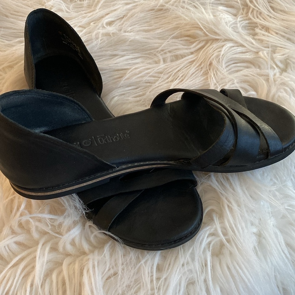 TIMBERLAND Ortholite Black Leather Women's Shoes - Picture 2 of 11
